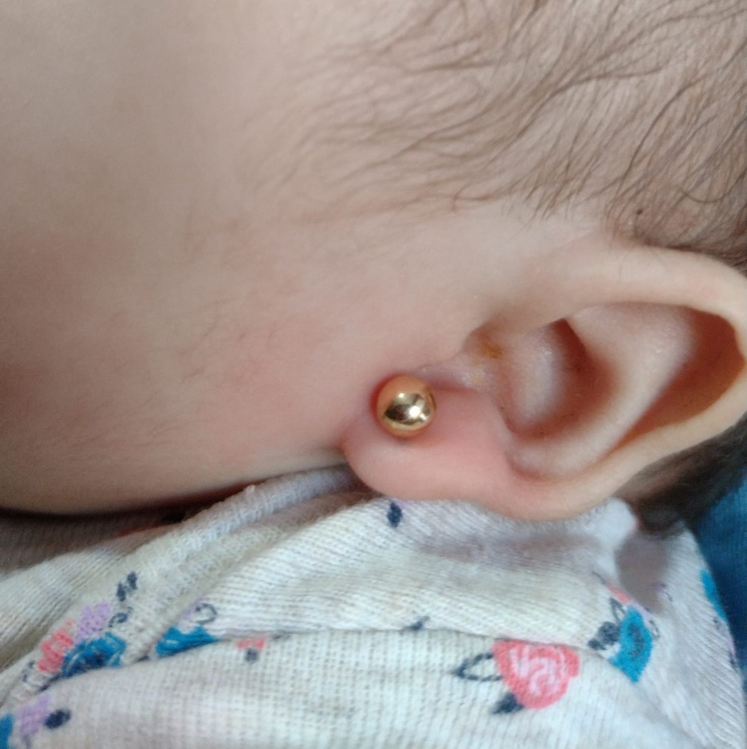 Postura de aros de bebé